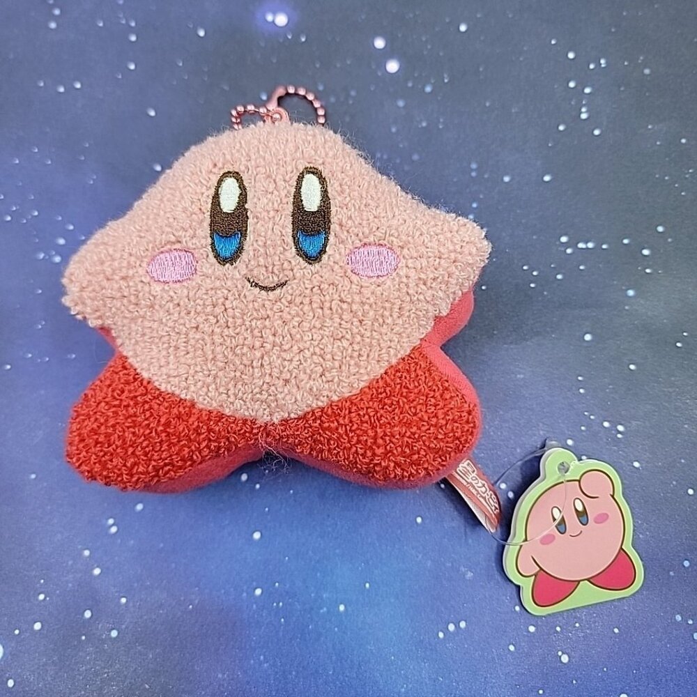 Happy Floating Kirby Screen Cleaner Plush Official Nintendo HAL Japanese Prize